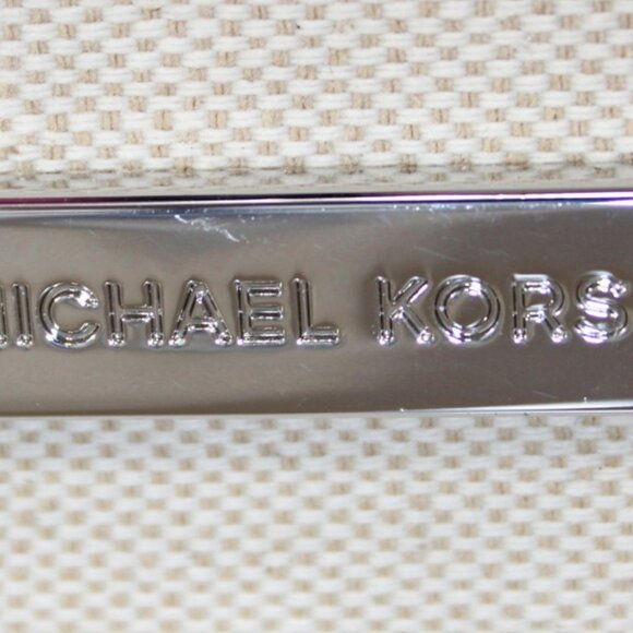 Michael Kors Jet Set Large Tote & Bryant Wallet Set – Silver / Optic White - Picture 5 of 16